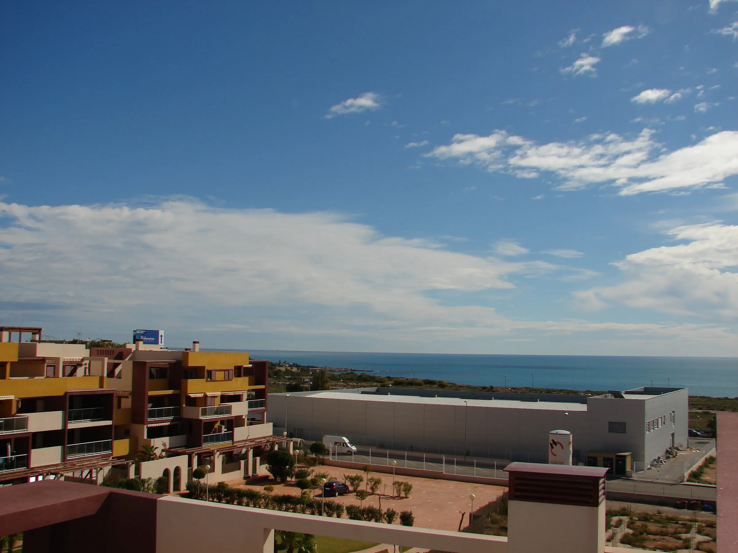 Вид с солярия — El Bosque, Playa Flamenca